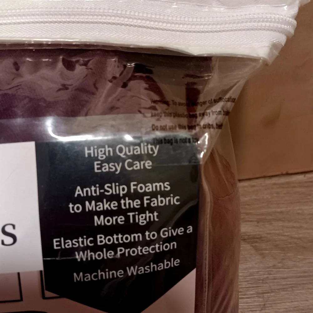Stretch Chair Slipcovers in Brown & Deep Red
